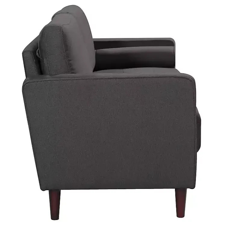 Kirklands Home Sofas & Loveseats|Heather Chelsea Modern Loveseat Gray