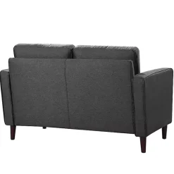 Kirklands Home Sofas & Loveseats|Heather Chelsea Modern Loveseat Gray