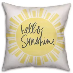 Sale Hello Sunshine Pillow Pillows