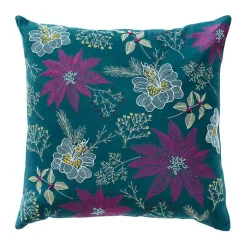Clearance Holiday Botanicals Christmas Throw Pillow Pillows