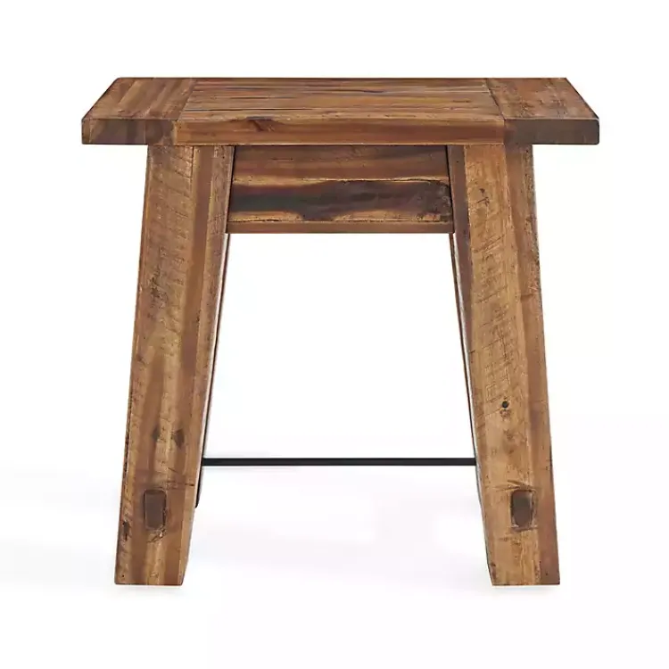 Kirklands Home Accent & End Tables|Honey Acacia Rustic Accent Table Tan