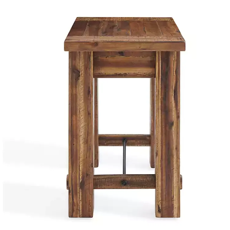Kirklands Home Accent & End Tables|Honey Acacia Rustic Accent Table Tan