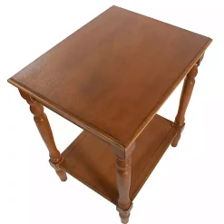 Kirklands Home Accent & End Tables|Honey Wood Sybil Accent Table Brown