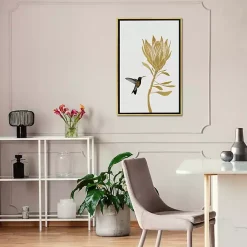Kirklands Home Framed Art|Hummingbird Soaring Canvas Framed Art