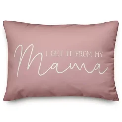 Clearance I Get It From My Mama Indoor/Outdoor Pillow Pillows