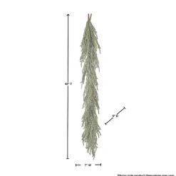 Iced Garden Norfolk Pine Garland Christmas Arrangements & Garland