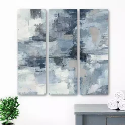 Kirklands Home Canvas Art|In The Indigo Clouds Canvas Art Prints, Set of 3