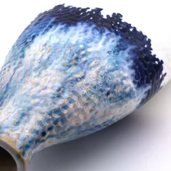 Sale Ivory and Blue Dipped Vase Vases