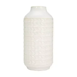 Clearance Ivory Aztec Vase, 13in Vases