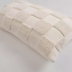 Outlet Checkerboard Lumbar Pillow Pillows