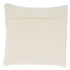 Ivory Diamond Woven Textured Polyester Pillow Pillows
