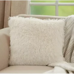 New Faux Fur Throw Pillow Pillows