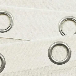 Kirklands Home Curtains & Drapes|Faux Linen Curtain Panel Set, 84 in. Ivory