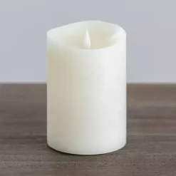 Best LED Soft Flame Pillar Candle, 4x6 in. Flameless Candles