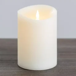 Clearance LED Soft Flame Pillar Candle, 5x7 in. Flameless Candles