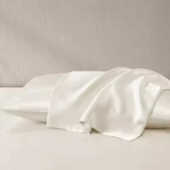 Kirklands Home Bed Sheets|Satin King 2-pc. Pillow Case Set Ivory