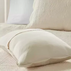 Kirklands Home Bedspreads & Coverlets|Scalloped Monica 3-pc. Queen Coverlet Set Ivory