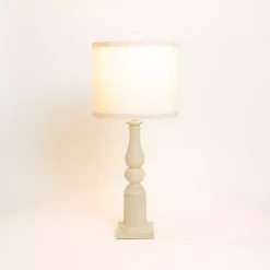 Kirklands Home Table Lamps|Spindle Charlotte Table Lamp Ivory