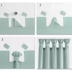 Kirklands Home Curtains & Drapes|Top Knotted Burlap Curtain Panel Set, 84 in. Ivory