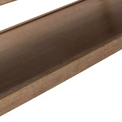 Kirklands Home Benches & Ottomans|Tufted Rectangle Wood Ottoman Ivory