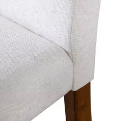 Kirklands Home Dining Chairs|Upholstered Katie Dining Chairs, Set of 2 Ivory