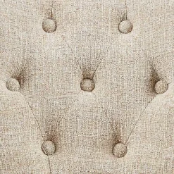 Kirklands Home Dining Chairs|Upholstered Tufted Dining Chairs, Set of 2 Ivory