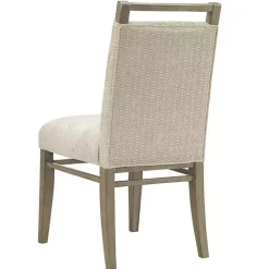 Kirklands Home Dining Chairs|Upholstered Wooden Dining Chairs, Set of 2 Ivory