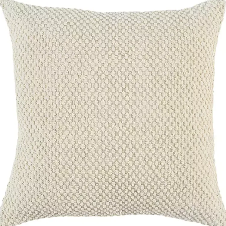 New Woven Nubby Pillow Pillows