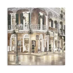 Discount Jazz Street I Canvas Art Print, 30x30 in. Mardi Gras Decorations