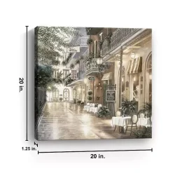 Outlet Jazz Street II Canvas Art Print, 20x20 in. Mardi Gras Decorations