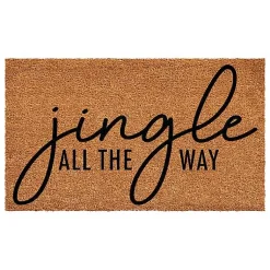 Hot Jingle All the Way Coir Doormat Outdoor Christmas Decorations