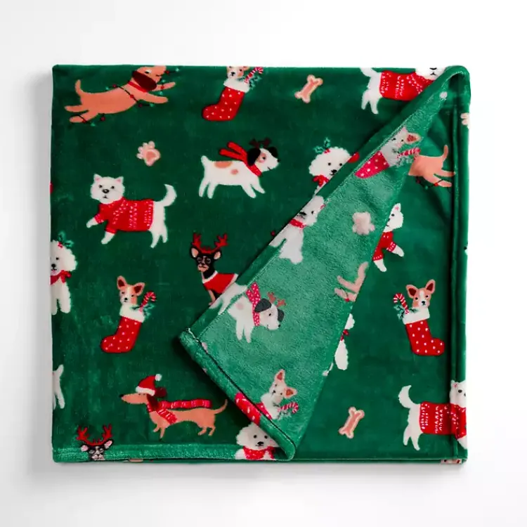 New Jolly Dogs Plush Throw Blankets & Throws