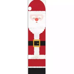 New Jolly Santa Leaner Porch Board Outdoor Christmas Decorations