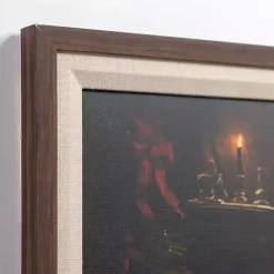 Sale Jolly Santa Reading Framed Art Print Christmas Art & Wall Decor