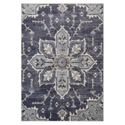 Kirklands Home Area Rugs|Jordan Eva Medallion Area Rug, 6x9 Purple