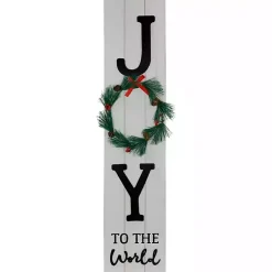 Outlet Joy to the World Wreath Christmas Porch Board Outdoor Christmas Decorations