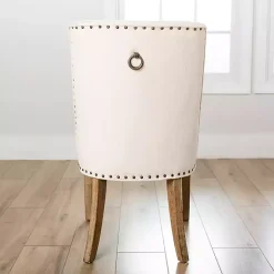 Kirklands Home Dining Chairs|Julia Cream Upholstered Dining Chair Ivory