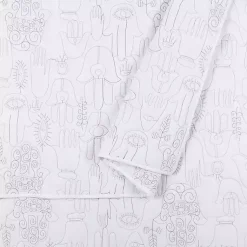 Kirklands Home Quilts|Justina Blakeney Cloud Hamsa King Quilt Set White