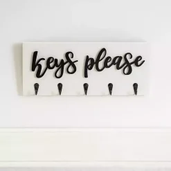 Kirklands Home Hooks|Keys Please Wooden Hooks