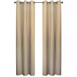Kirklands Home Curtains & Drapes|Khaki Room Darkening Curtain Panel Set, 54 in. Tan