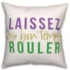 Outlet Laissez Le Bon Temps Rouler Pillow Mardi Gras Decorations