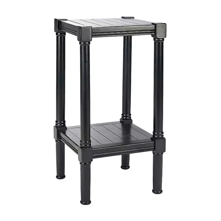 Kirklands Home Accent & End Tables|Landry Carved Legs Accent Table Black