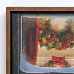 Best LED Christmas Window Scene Canvas Art Print Christmas Art & Wall Decor