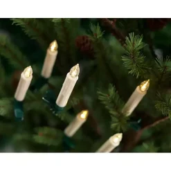 Outlet LED Clip-On Taper Candles, Set of 24 Christmas Ornaments