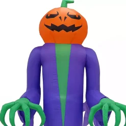 Clearance LED Jack O Lantern Halloween Inflatable, 12 ft. Halloween