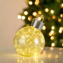 Best LED Mercury Glass Ornament, 10 in. Christmas Decorations