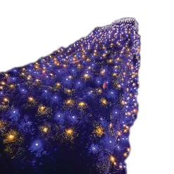 LED White Purple & Orange Light Net Halloween