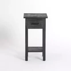 Kirklands Home Accent & End Tables|Leo Wood Accent Table Black