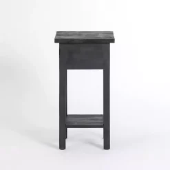 Kirklands Home Accent & End Tables|Leo Wood Accent Table Black