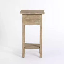 Kirklands Home Accent & End Tables|Leo Natural Wood Accent Table Tan